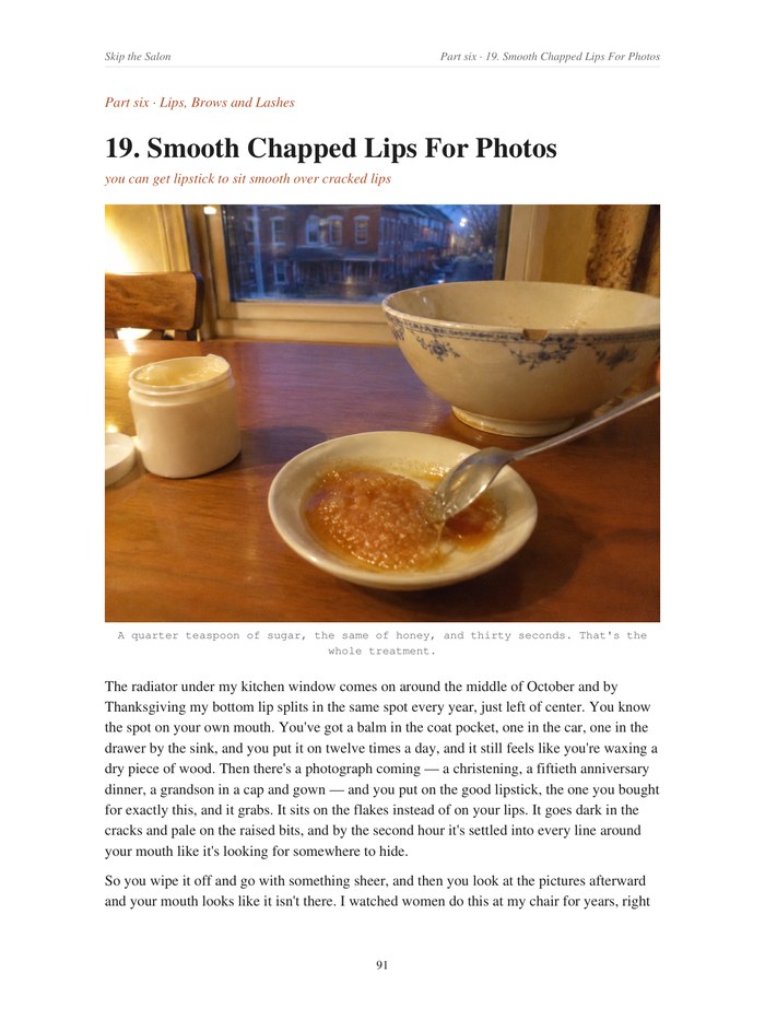 A chapter spread from the book